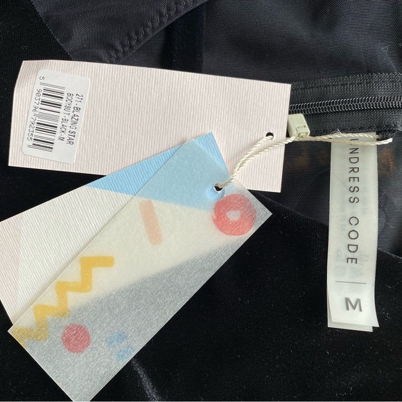 NWT Undress Code Blazing Star Velvet Mesh Bodysuit - Picture 7 of 8